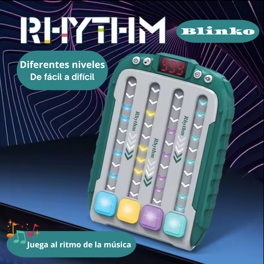 Juego de Pulsación Rítmica con Luz y Sonido