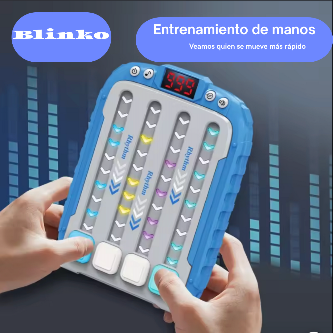Juego de Pulsación Rítmica con Luz y Sonido