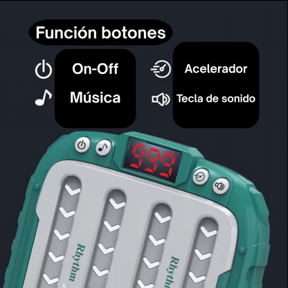 Juego de Pulsación Rítmica con Luz y Sonido