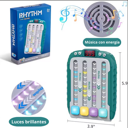 Juego de Pulsación Rítmica con Luz y Sonido